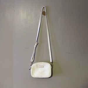 White crossbody purse
